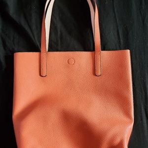 Pleather Coral Purse